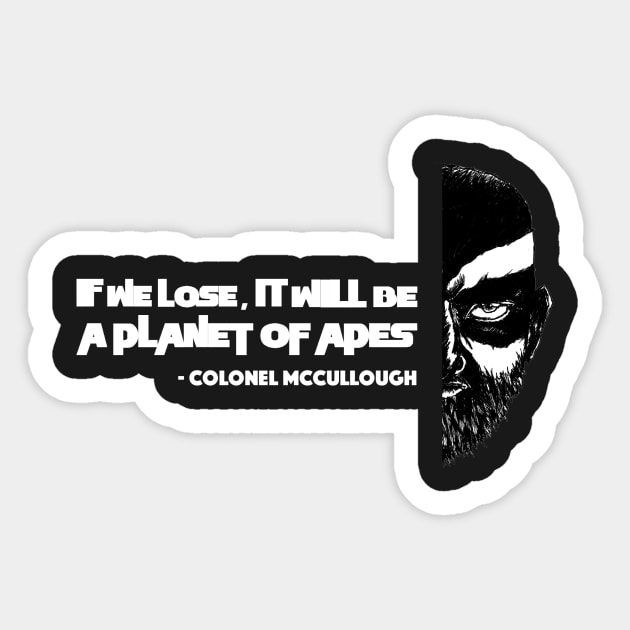 Colonel McCullough Sticker by renmulligan